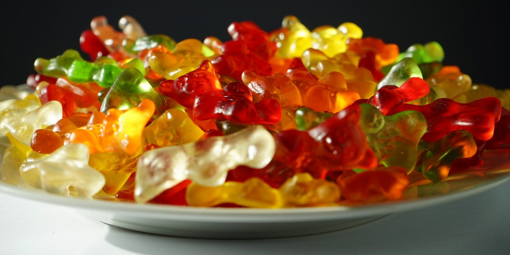 bowl of gummi bears