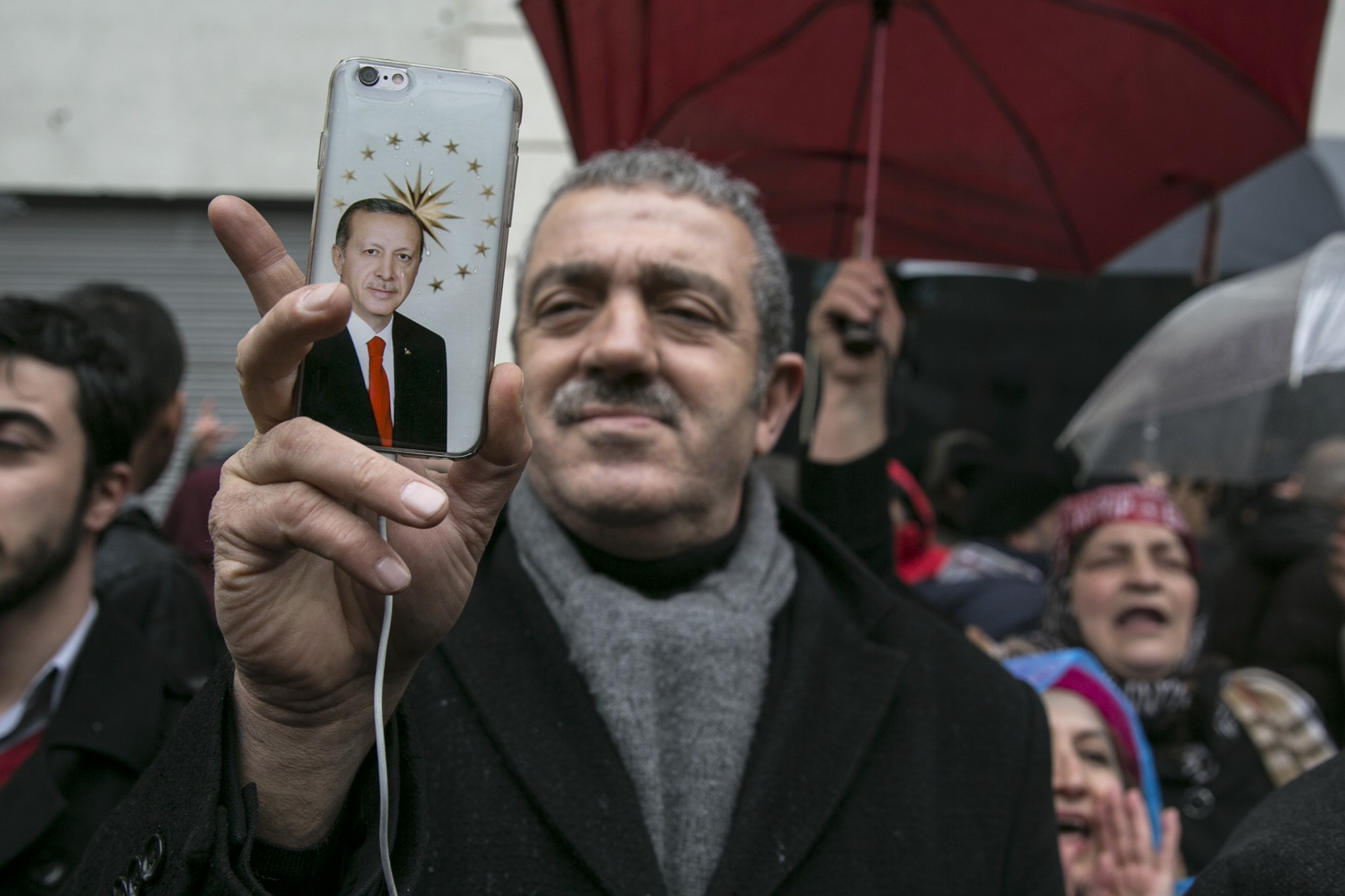 Turkish Man with Recep Tayyip Erdogan Phone Case
