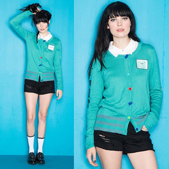 Adventure Time BMO cardigan