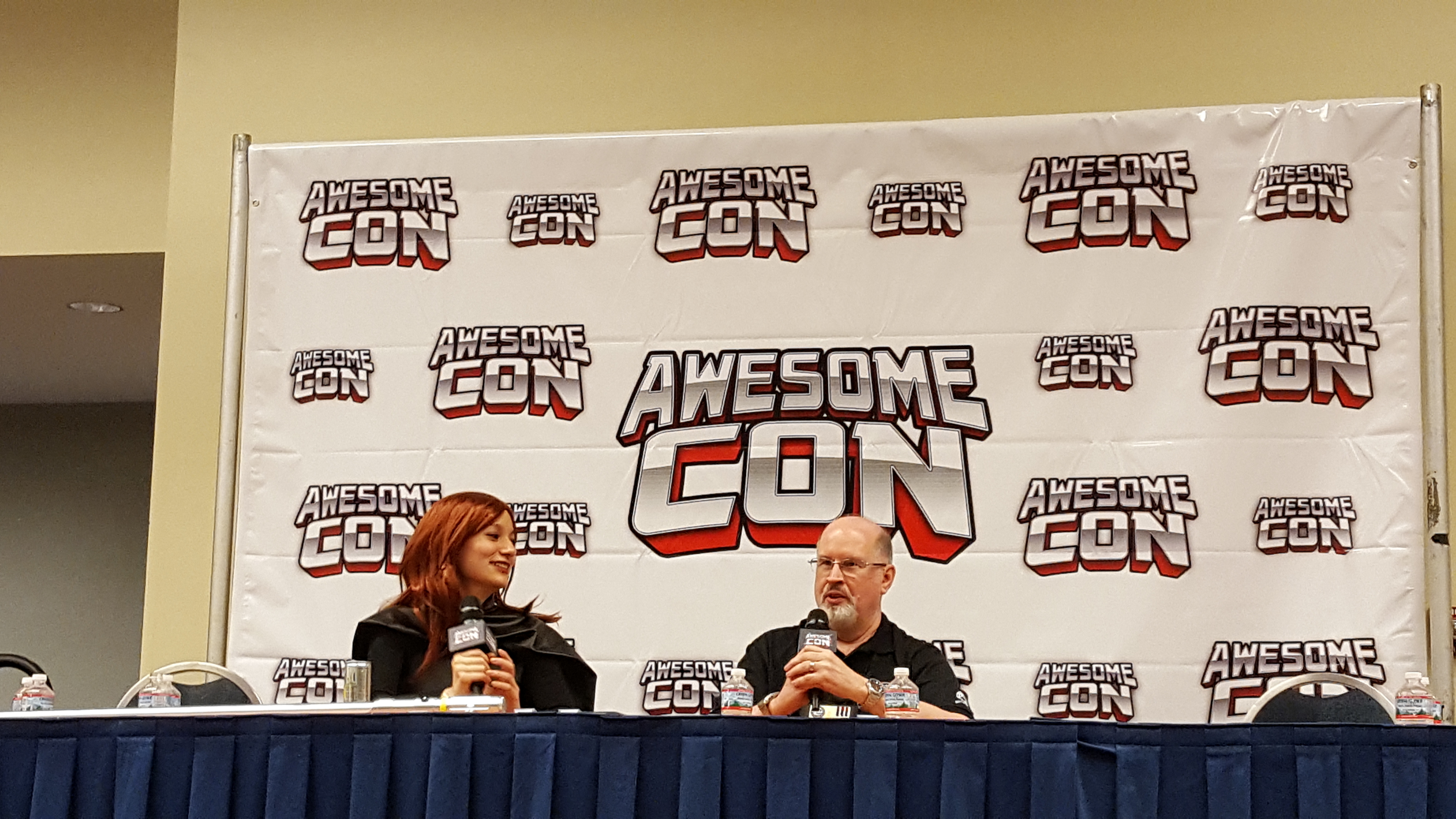 Timothy Zahn speaks during a June 4 Q&A at Awesome Con in Washington, D.C.
