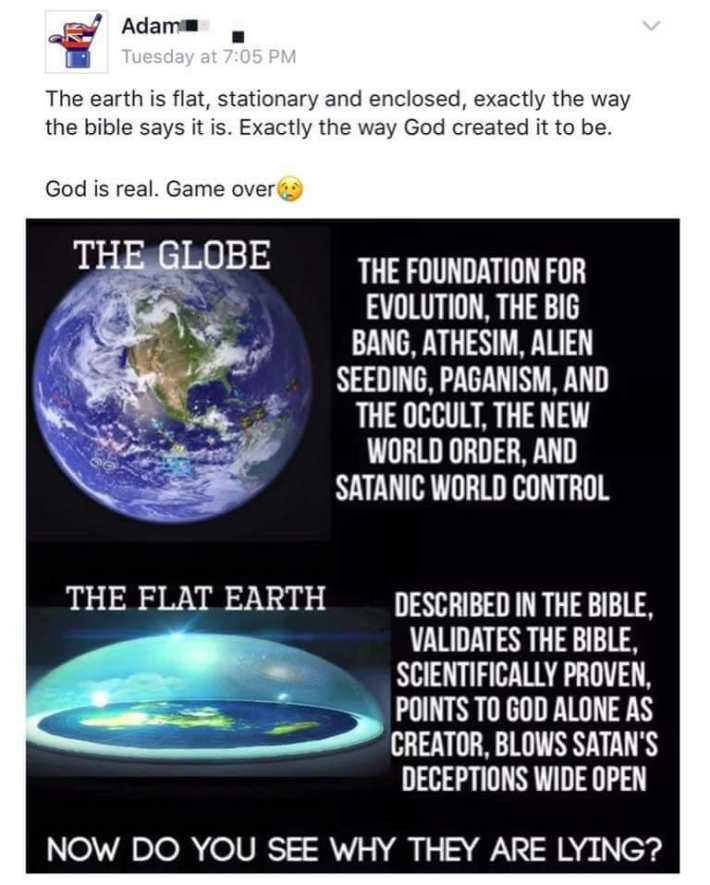 flat earth theory