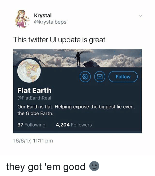flat earth twitter