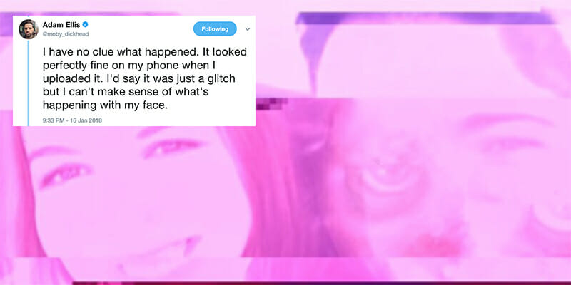 Adam Ellis, who says he's been haunted by the ghost of Dear David, said an unsettling image was posted to his Instagram story.