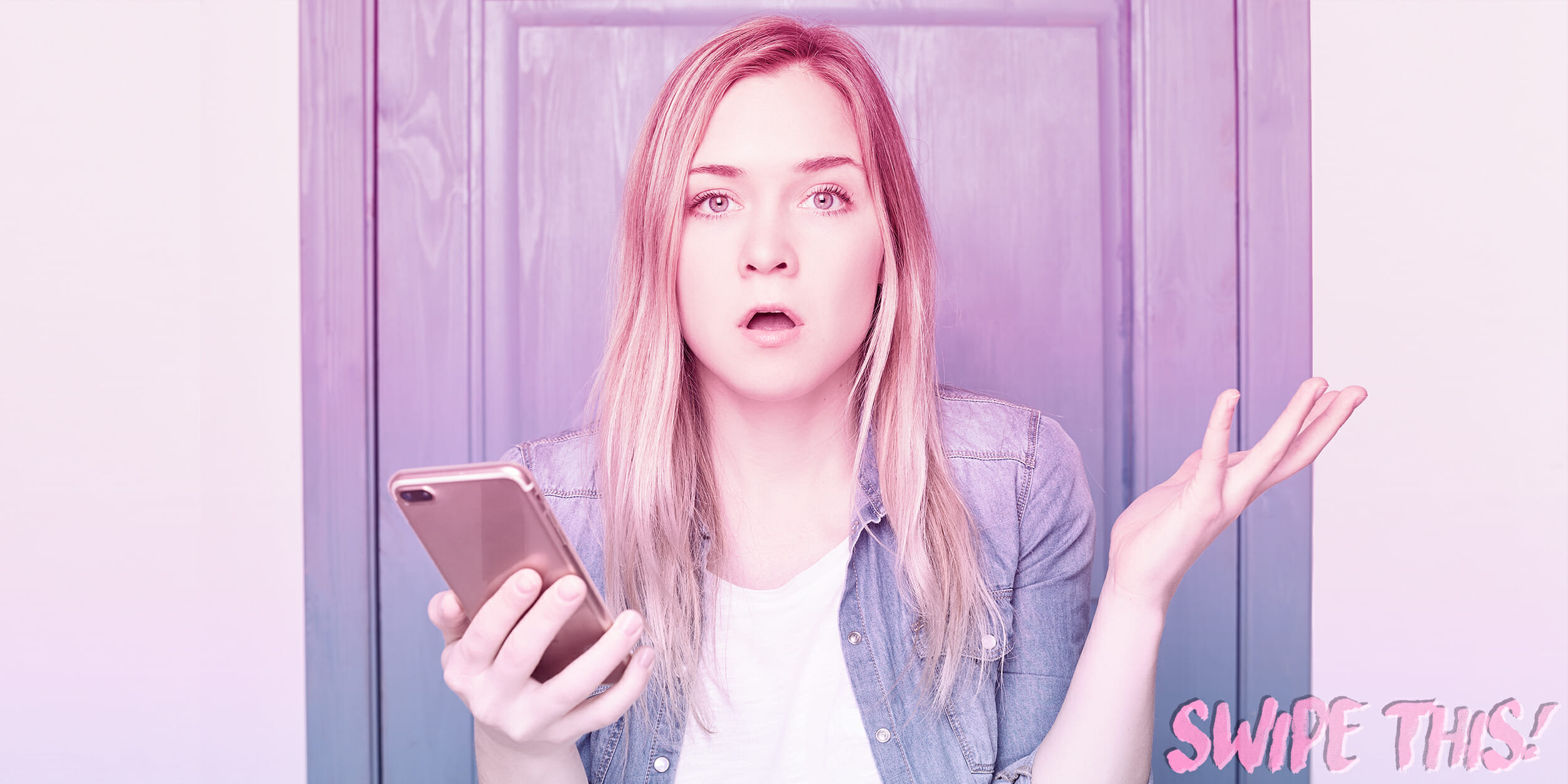 Exasperated woman on phone