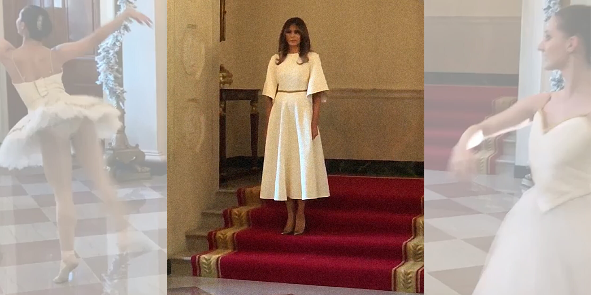 Melania Trump and ballerinas