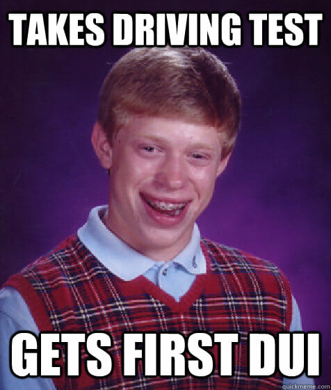 bad luck brian meme