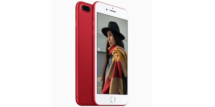 iphone 7 red white front
