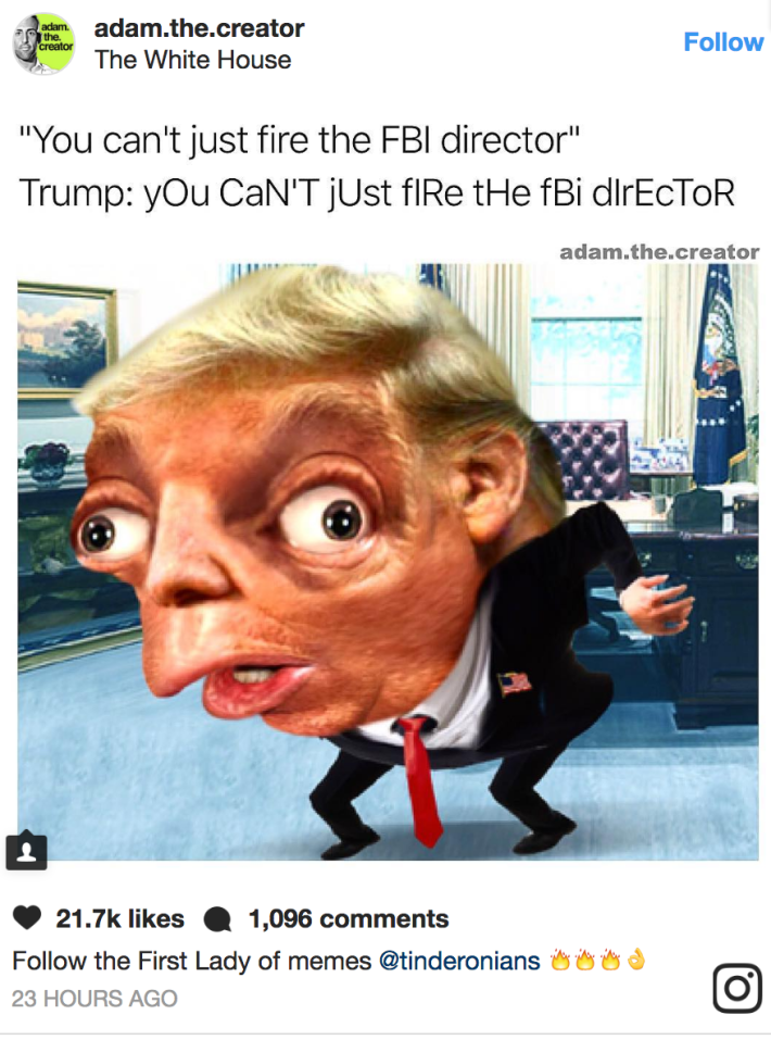 Spongebob, but it's Donald Trump