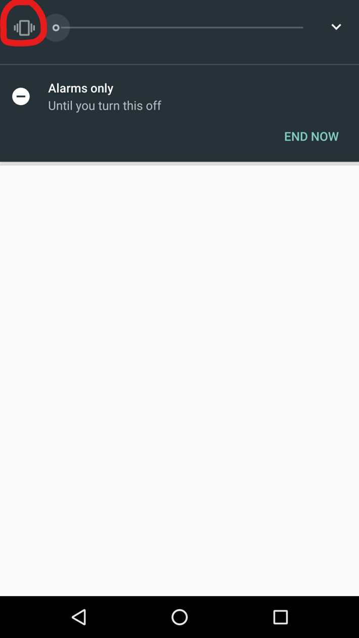 android : do not disturb volume down