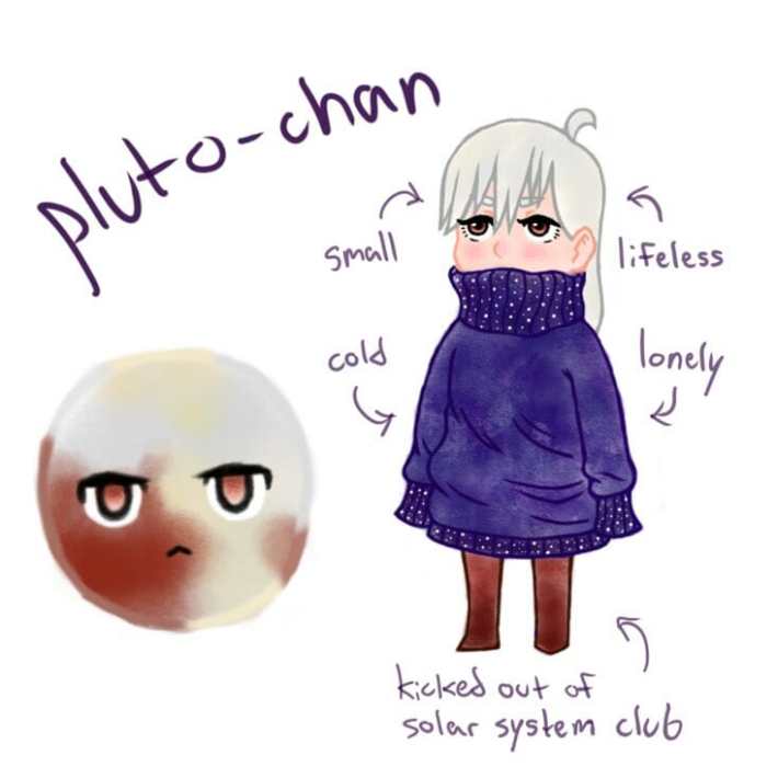 pluto-chan fan art