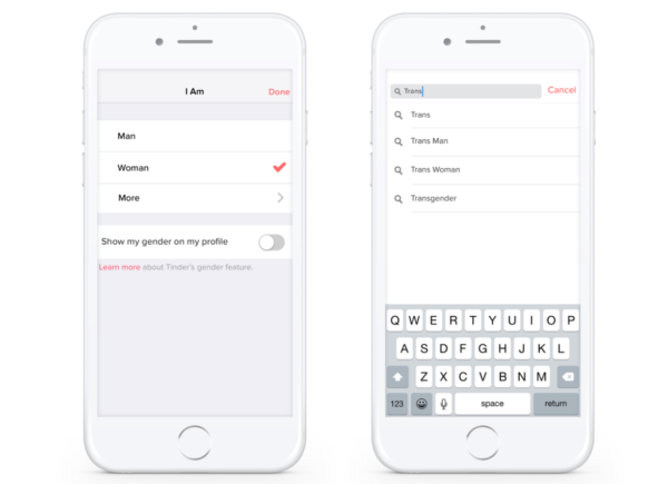 tinder gender identity