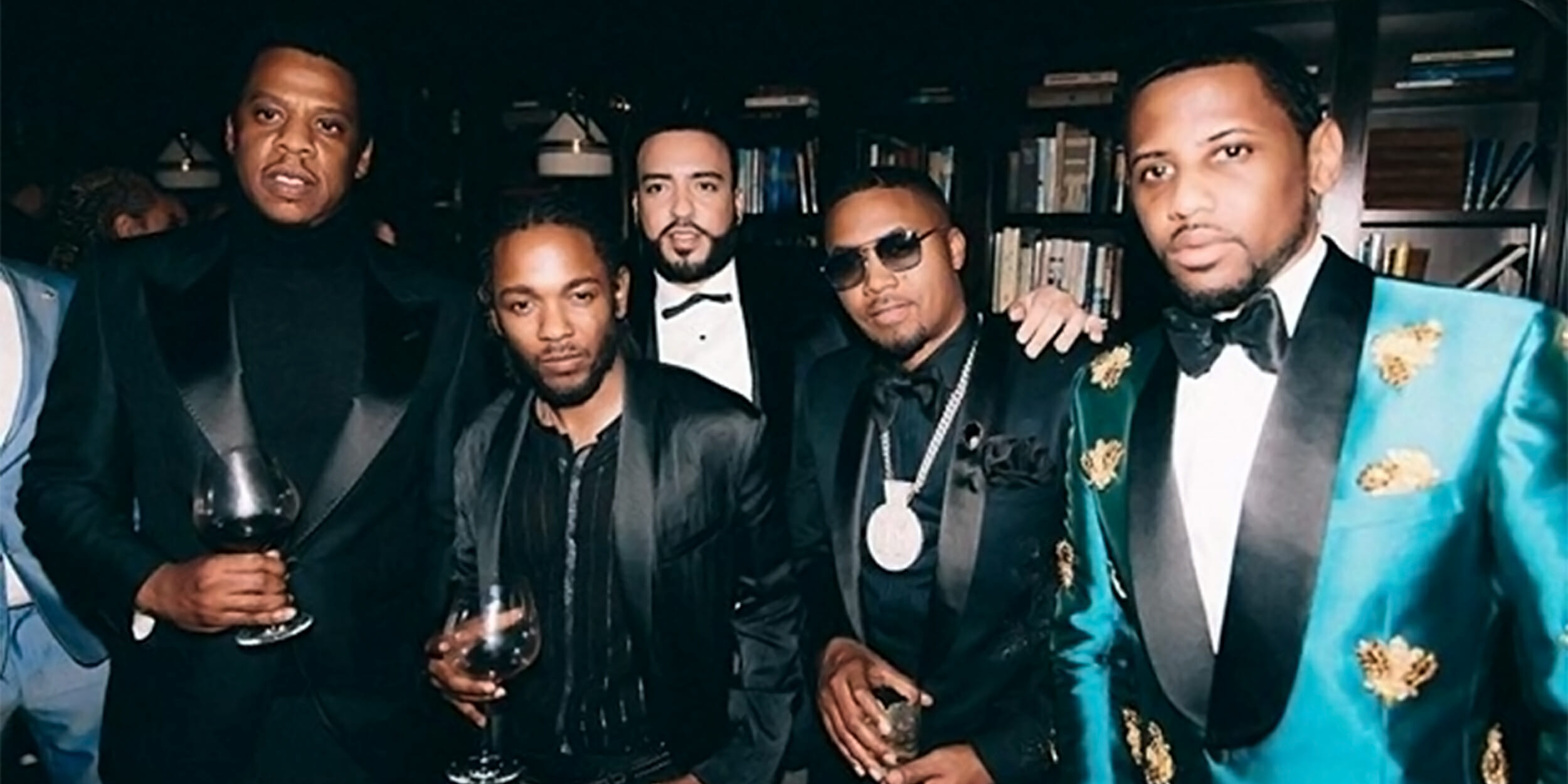 Jay Z, Kendrick Lamar, French Montana, Nas and Fabulous