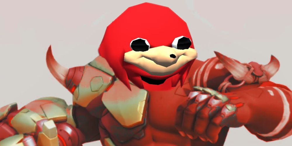 ugandan knuckles overwatch meme