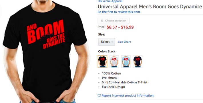 and boom goes the dynamite