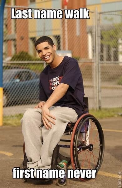 drake memes: wheelchair jimmy
