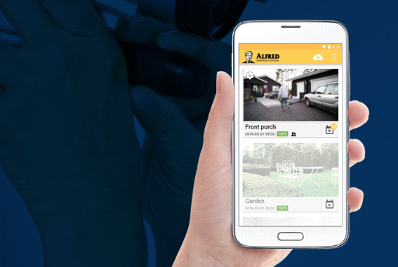 home security apps : Alfred camera app for Android