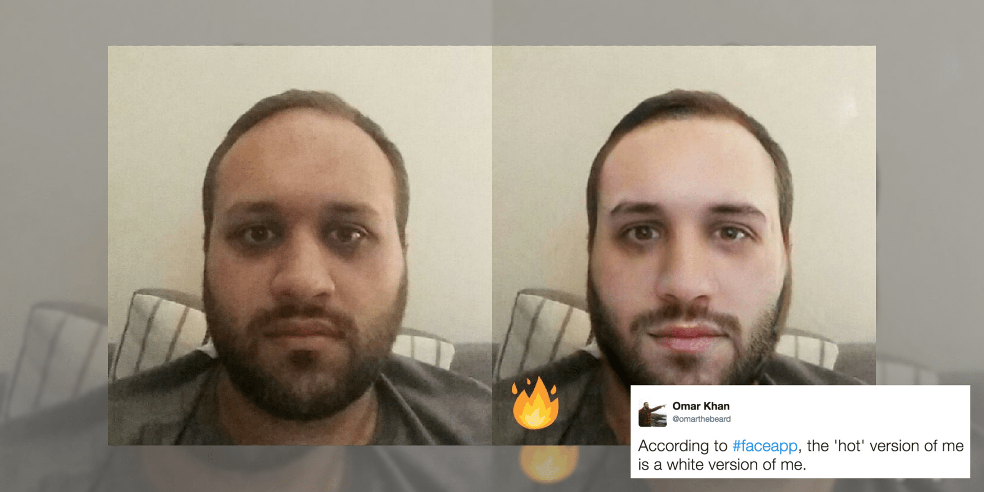 FaceApp has been accused of whitening skin with their "hot" filter.