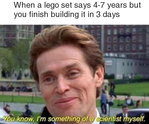 lego set something of a scientist meme