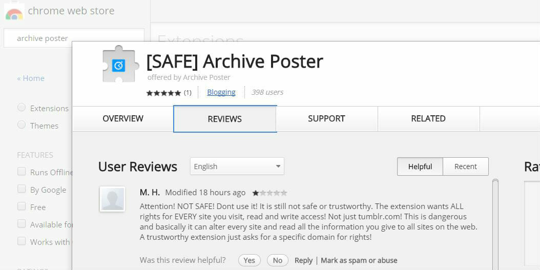 archive poster chrome extension cryptocurrency mining