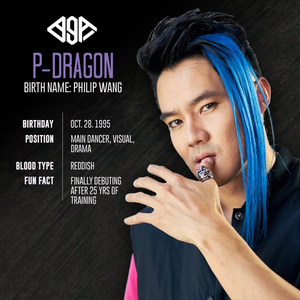 "P-Dragon grew that hair himself. The color comes from all that sadness inside 😓"