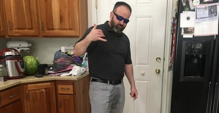 ben sowards, dad who pretended to pee his pants