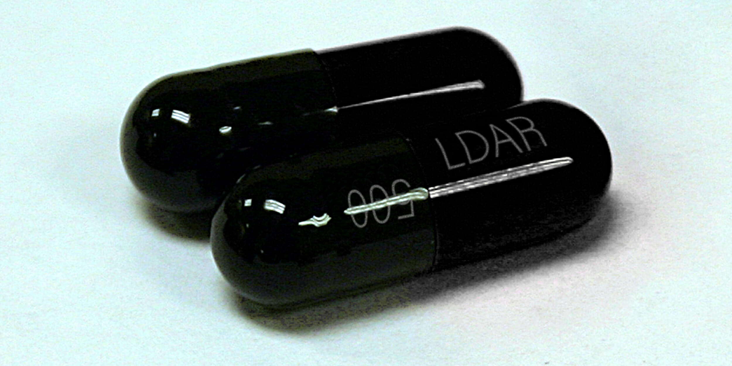 Black Pill with LDAR 500 on the side