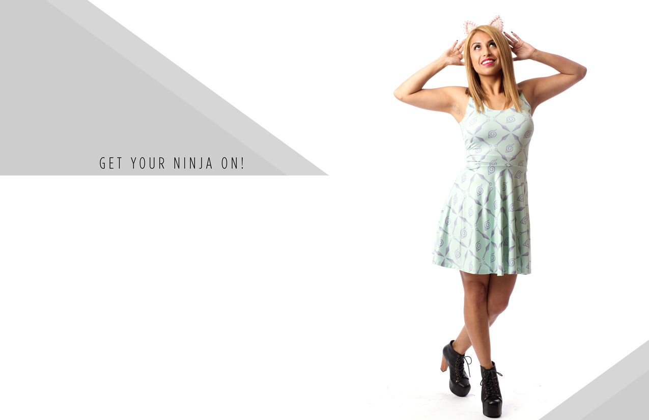 Naruto Leaf Kunai Dress