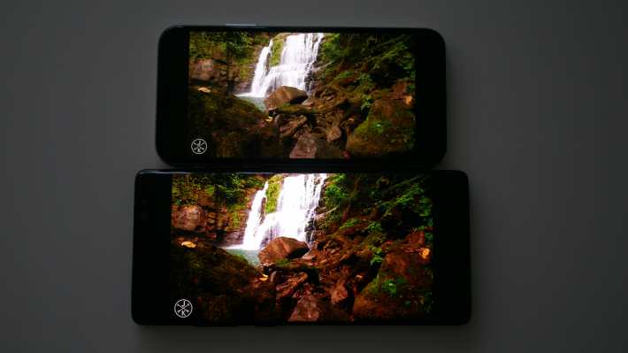 iphone x screen comparison galaxy note 8
