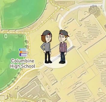 columbine snapchat snapmap meme