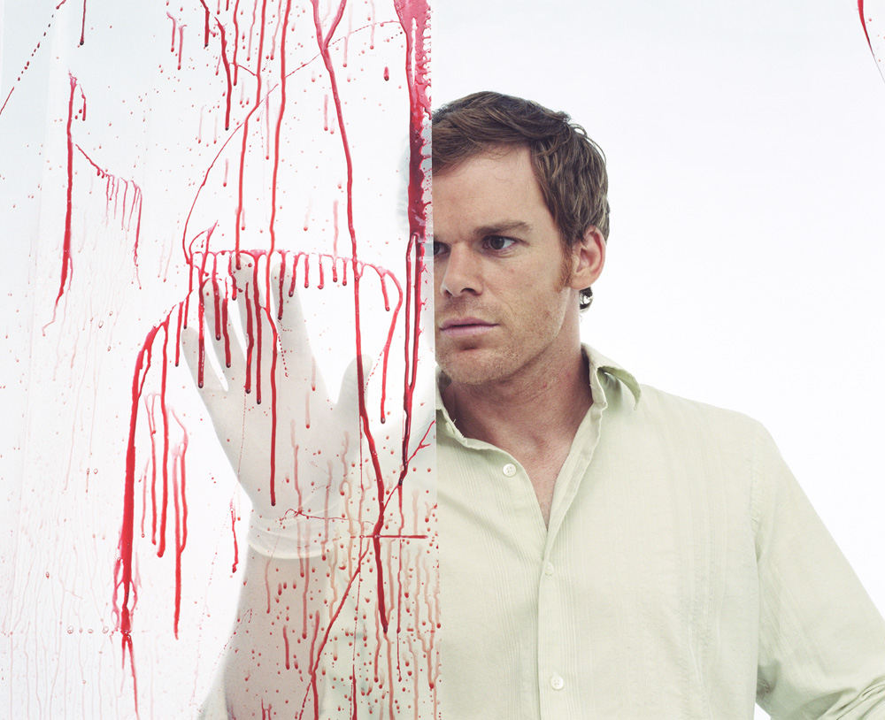 Michael C. Hall as the charismatic psychopath Dexter 