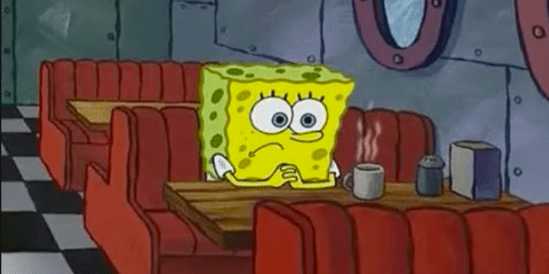 sad spongebob valentine