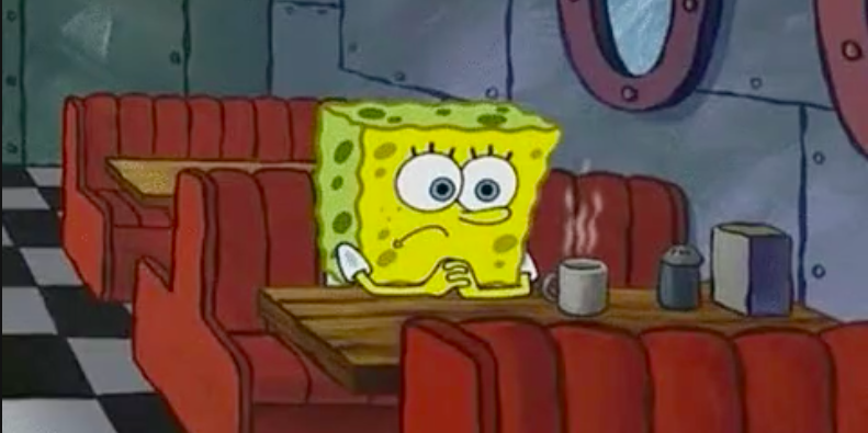 sad spongebob valentine