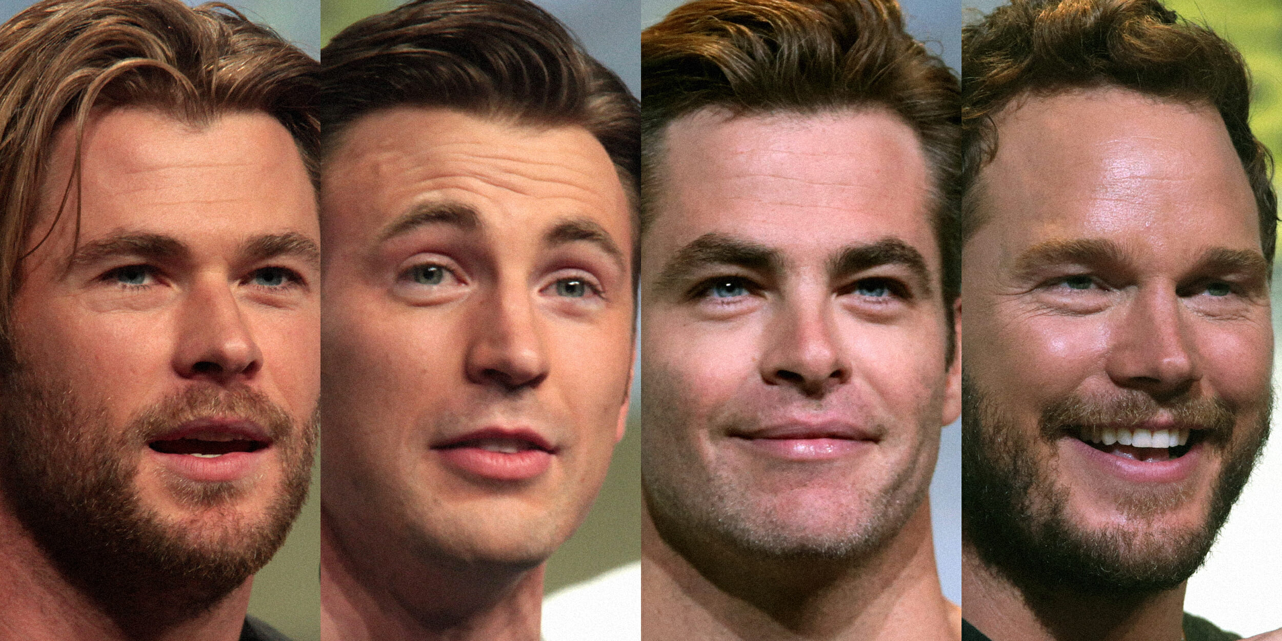 Chris Hemsworth, Chris Evans, Chris Pine, Chris Pratt
