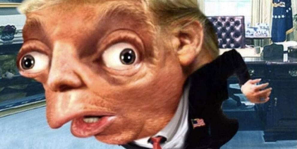 mocking spongebob meme donald trump